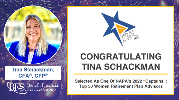 TINA SCHACKMAN – SELECTED AS ONE OF NAPA’S TOP WOMEN ADVISORS (2022 ...